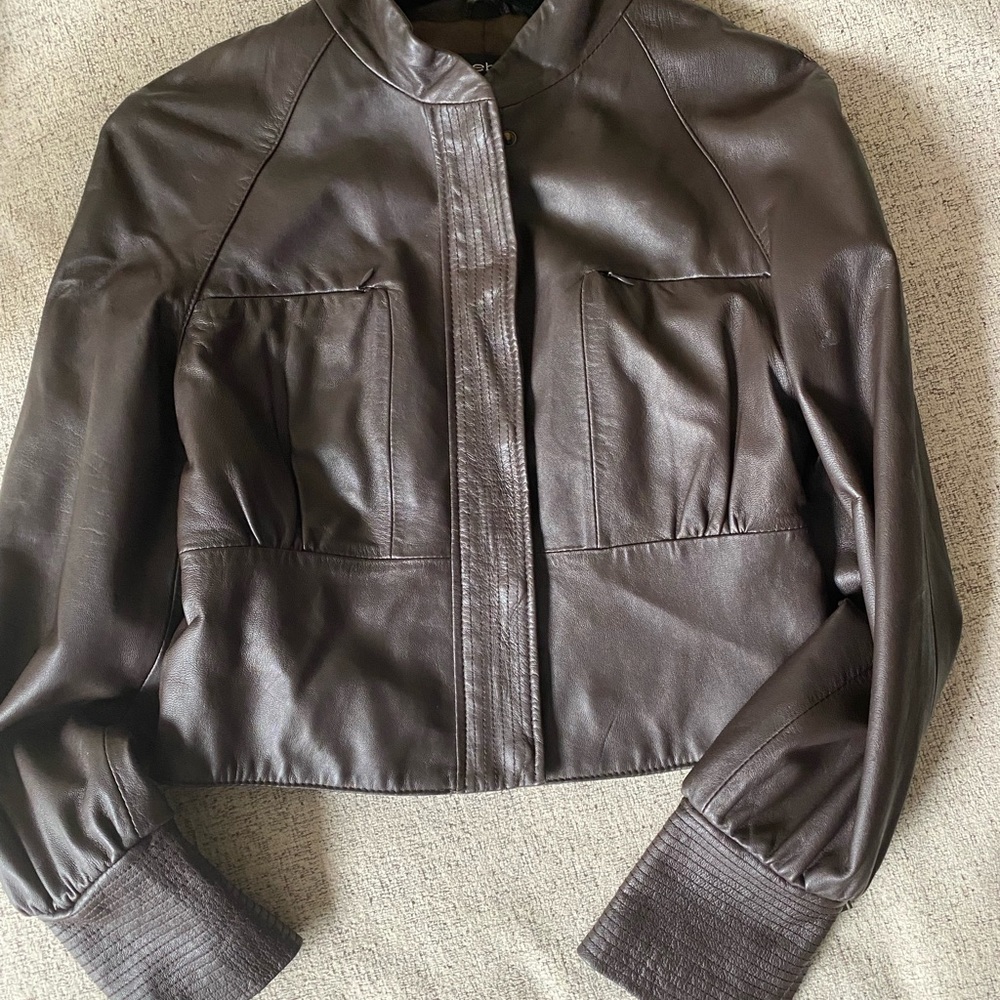 Genuine leather Bebe jacket